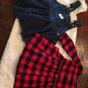 12 month girl lot Baby Gap, Oshkosh, Christmas